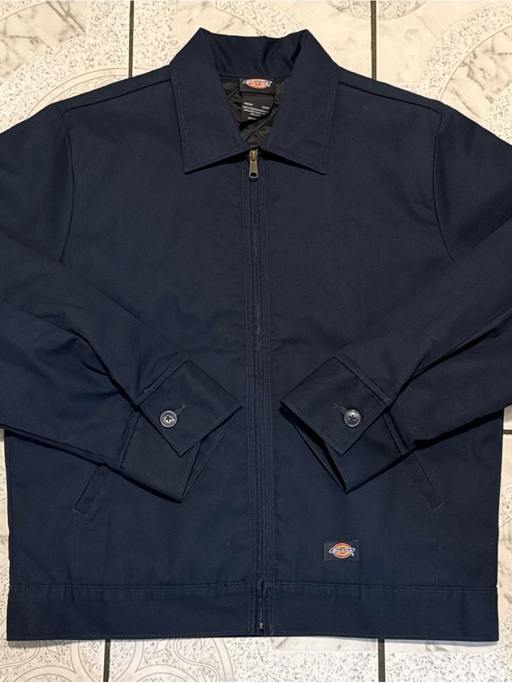Dickies Insulated Eisenhower Twill Work Jacket Dark Navy Men’s Size Medium